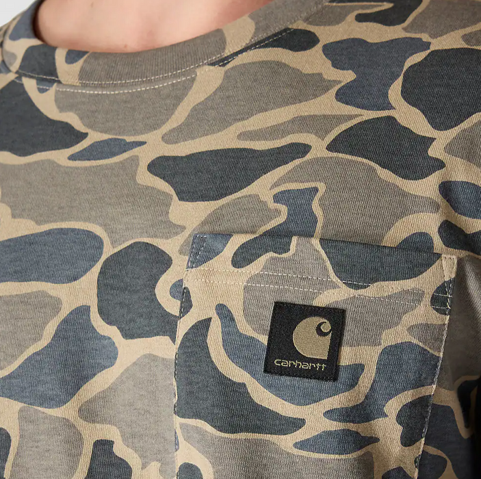 Carhartt Men's Heavyweight Long-Sleeve Camo Graphic Tee - 107043