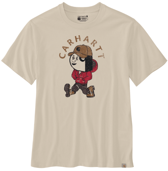 Carhartt Men's Active Jac Graphic T-Shirt - Relaxed Fit Cotton Blend Tee 107051