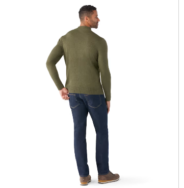 Smartwool Men's Sparwood Half Zip Sweater - Lightweight Merino Wool Blend