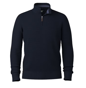 Smartwool Men's Sparwood Half Zip Sweater - Lightweight Merino Wool Blend