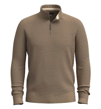 Smartwool Men's Sparwood Half Zip Sweater - Lightweight Merino Wool Blend