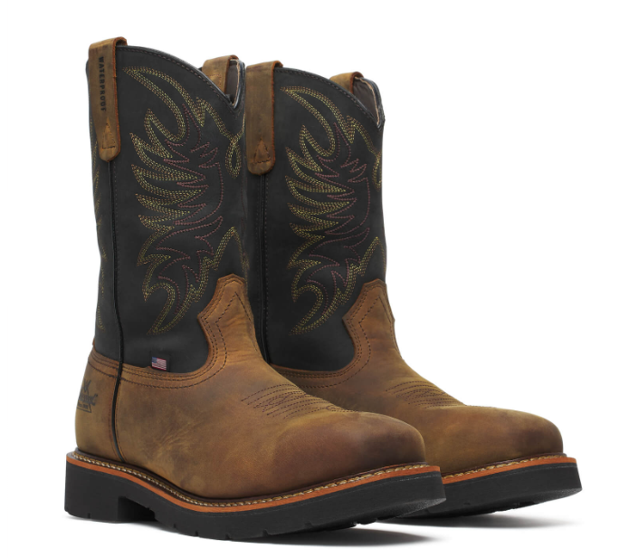 Thorogood American Heritage 11" Steel Toe Wellington Work Boots - Waterproof Square Toe 804-4330