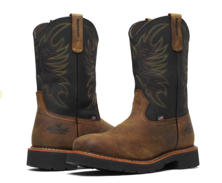 Thorogood American Heritage 11" Steel Toe Wellington Work Boots - Waterproof Square Toe 804-4330