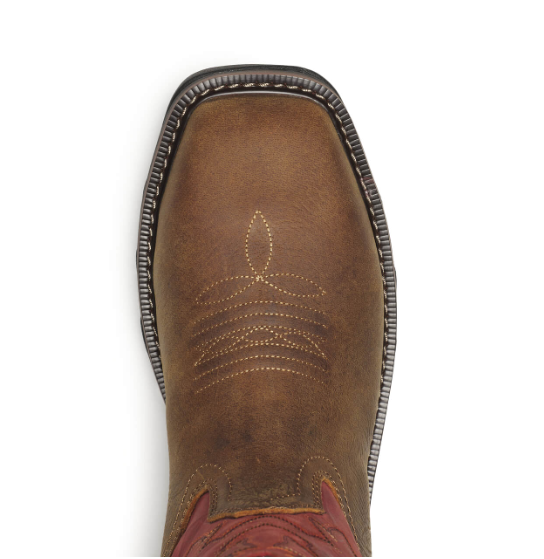 Thorogood Buffalo Ridge 11″ Waterproof Safety Toe Work Boot - Brown/Scarlet - 804-4341