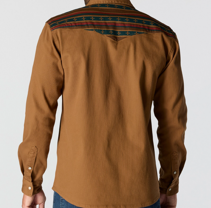 Carhartt Montana Rugged Flex Relaxed Fit Corduroy Long-Sleeve Shirt - Western Style Work Shirt - 107019