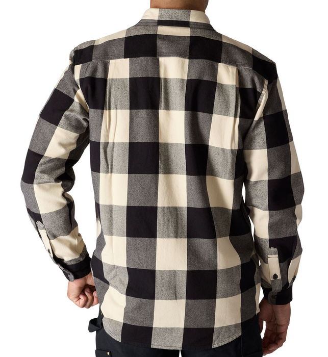Carhartt Men's Loose Fit Heavyweight Cotton Flannel Long-Sleeve Plaid Shirt - Style 107013