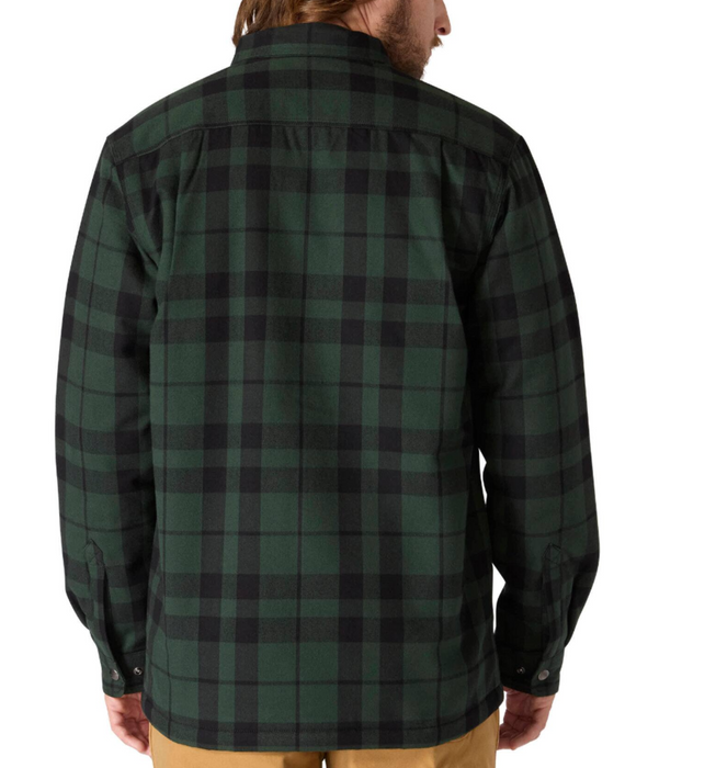 Carhartt Men's Relaxed Fit Flannel Sherpa-Lined Shirt Jacket - Style 107017