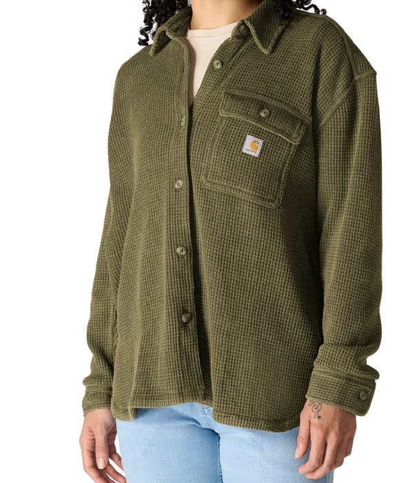 Carhartt Women's Oversized Heavyweight Waffle Knit Shirt - 107134