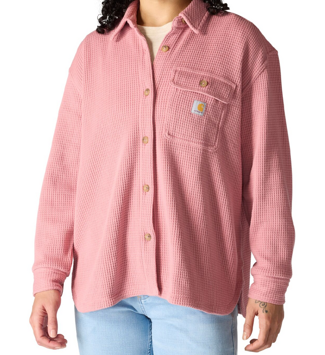 Carhartt Women's Oversized Heavyweight Waffle Knit Shirt - 107134