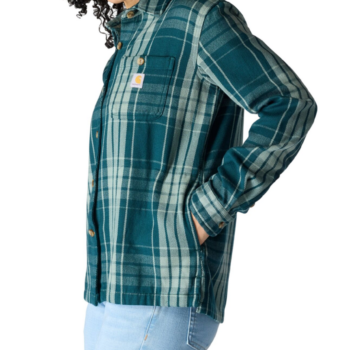 Carhartt Women's TENCEL™ Fiber Series Loose Fit Twill Plaid Shirt 107136