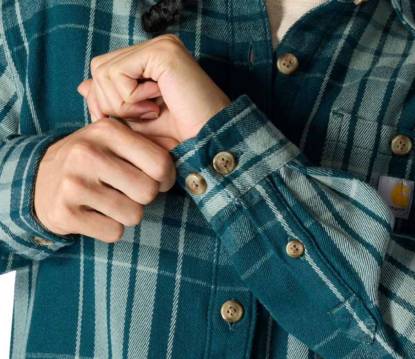 Carhartt Women's TENCEL™ Fiber Series Loose Fit Twill Plaid Shirt 107136