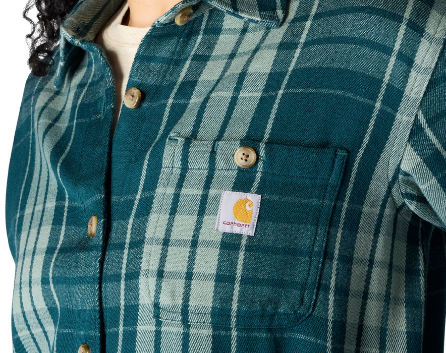 Carhartt Women's TENCEL™ Fiber Series Loose Fit Twill Plaid Shirt 107136