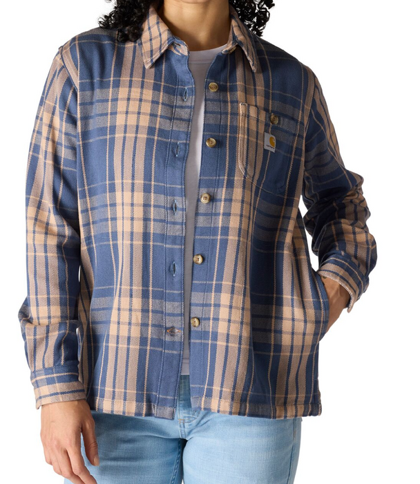 Carhartt Women's TENCEL™ Fiber Series Loose Fit Twill Plaid Shirt 107136