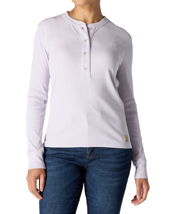 Carhartt Women's TENCEL™ Relaxed Henley Shirt - Sustainable Comfort & Style - 106480