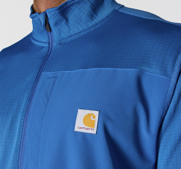 Carhartt Force® Relaxed Fit Mock Neck Half-Zip Fleece-Lined Work Shirt - 106423