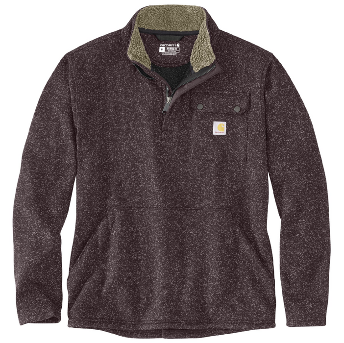 Carhartt Men's Relaxed Fit Midweight Quarter-Zip Fleece Sweater - Sherpa Lined Collar 106378