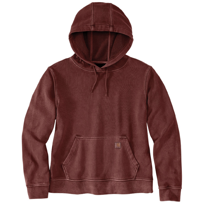 Women's Relaxed Fit French Terry Hoodie - 100% Cotton Garment Dyed Sweatshirt - 107231