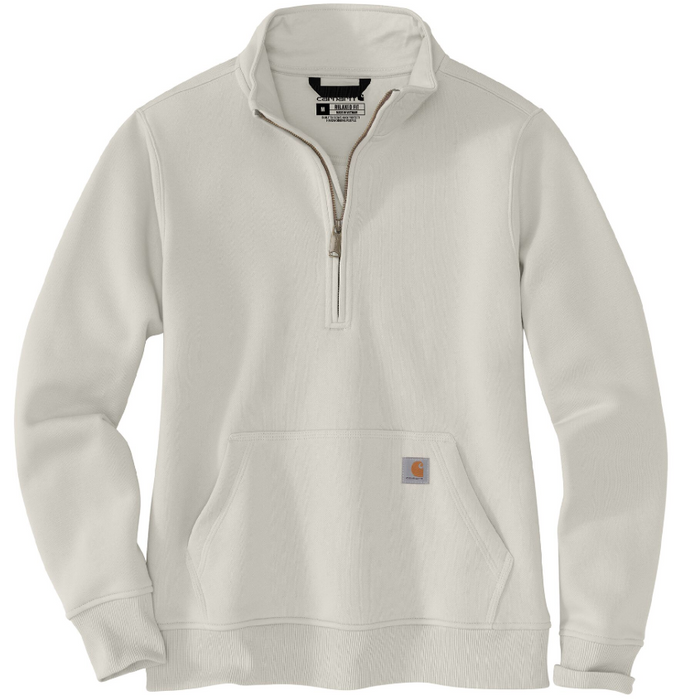 Women's Relaxed Fit Midweight Quarter-Zip Mock-Neck Sweatshirt - Style #105295