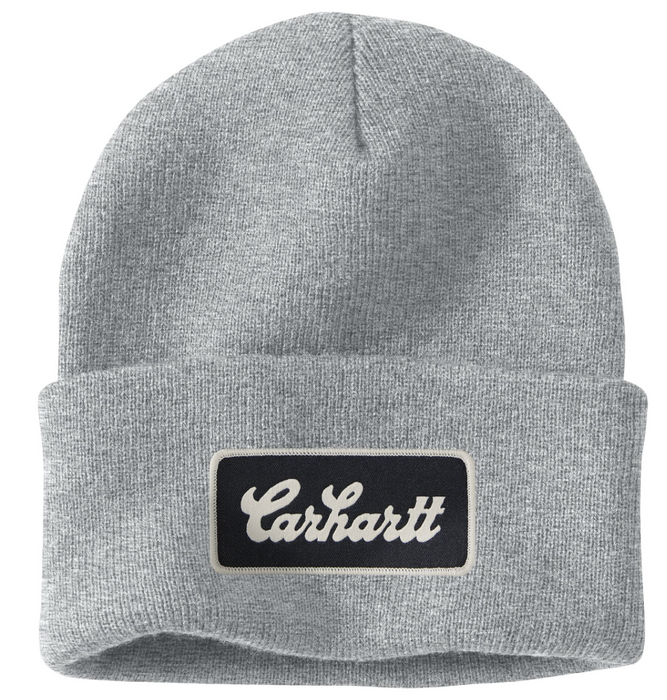 Carhartt 107007 - Knit Cuffed Script Patch Beanie