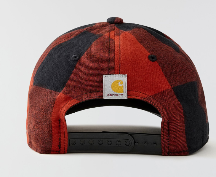 Carhartt 107198 Men's Flannel Cap - 100% Cotton Brushed Flannel with FastDry Technology