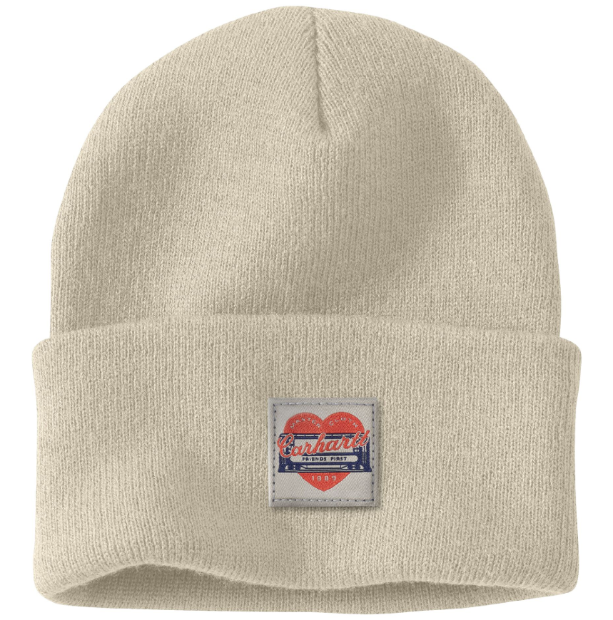 Carhartt Women's Knit Heart Patch Beanie Style #107409 - Soft