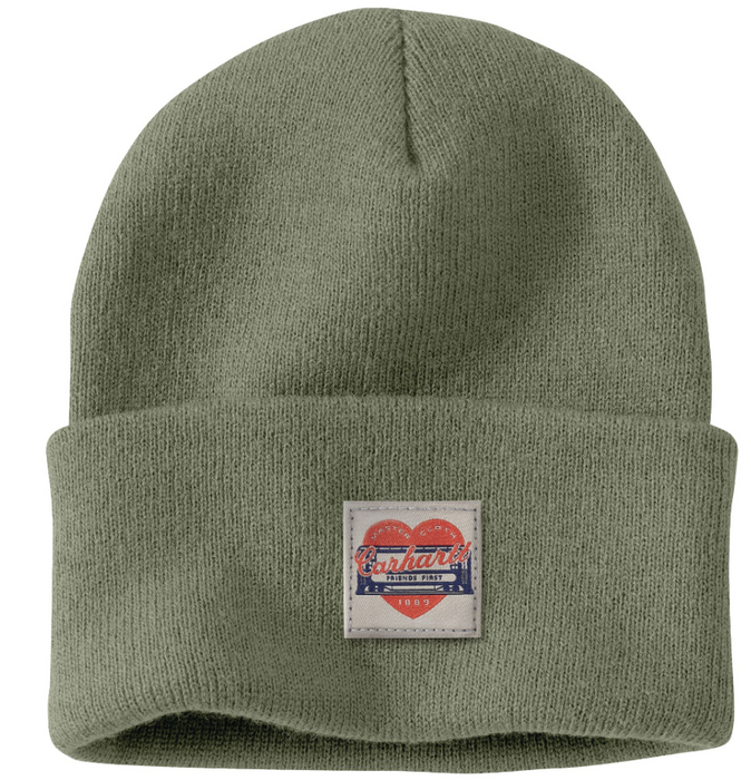 Carhartt Women's Knit Heart Patch Beanie - Style #107409