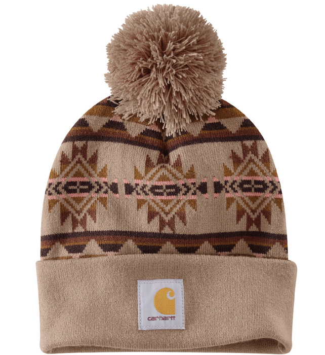 Carhartt 107184 - Women's Bethany Yellowtail Pom Cuffed Beanie