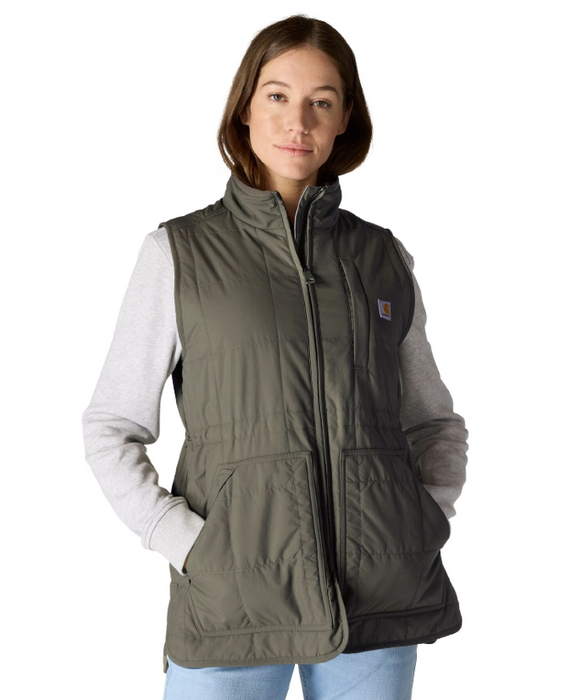 Carhartt Women's Rain Defender Relaxed Fit Lightweight Insulated Mock-Neck Vest - Style #107100