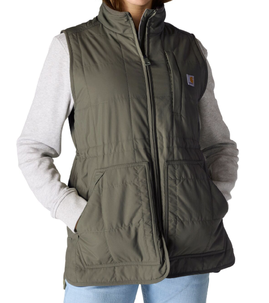 Carhartt Women's Rain Defender Relaxed Fit Lightweight Insulated Mock-Neck Vest - Style #107100