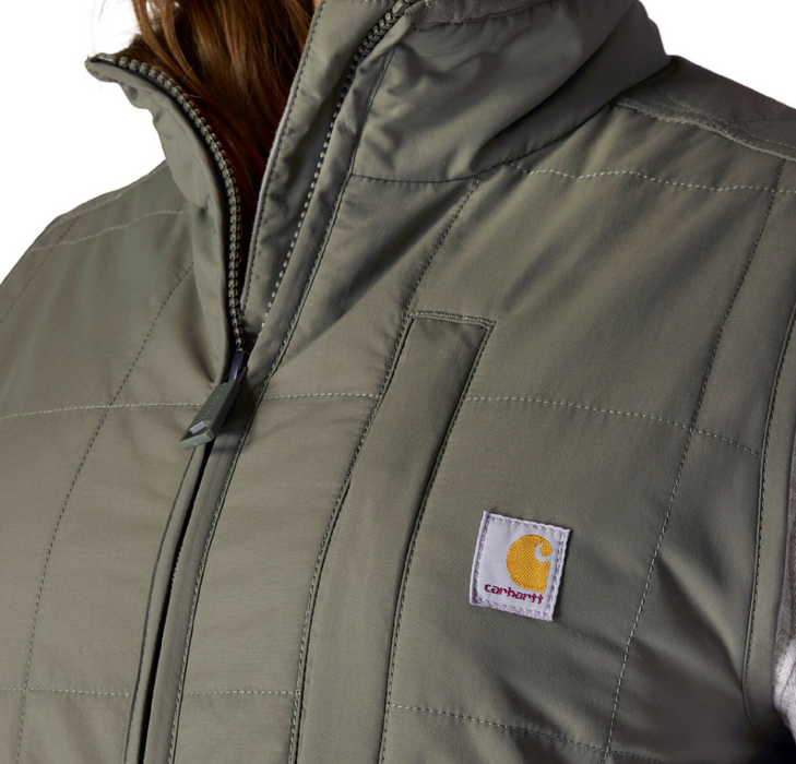 Carhartt Women's Rain Defender Relaxed Fit Lightweight Insulated Mock-Neck Vest - Style #107100