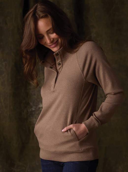Normal Brand Women's Puremeso Weekend Snap Pullover - F2PWKSNP