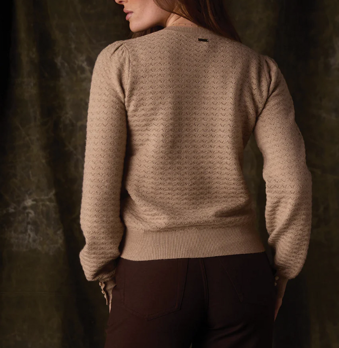 The Normal Brand Olivia Pointelle Crew Sweater - F2SOLVPS
