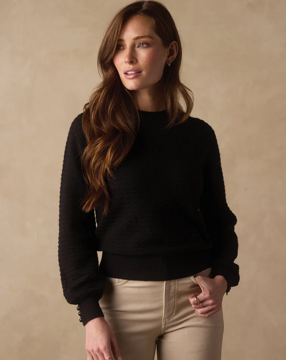 The Normal Brand Olivia Pointelle Crew Sweater - F2SOLVPS