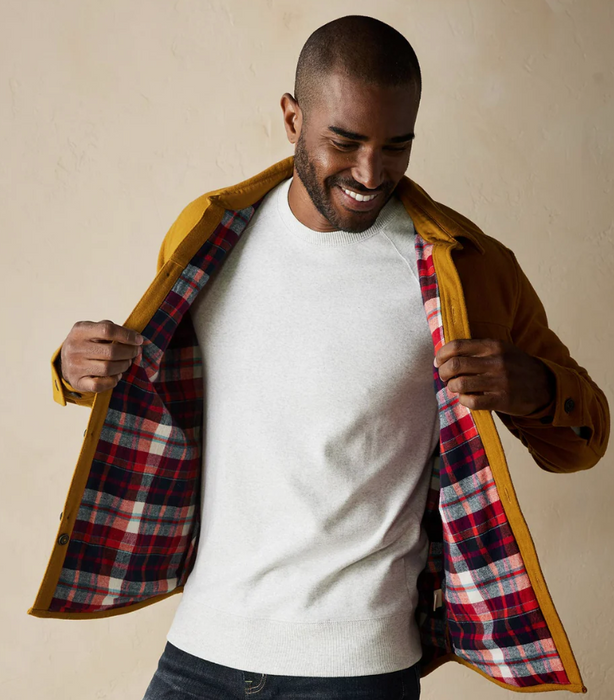 Brightside Flannel Lined Workwear Jacket - F1JBRTWW