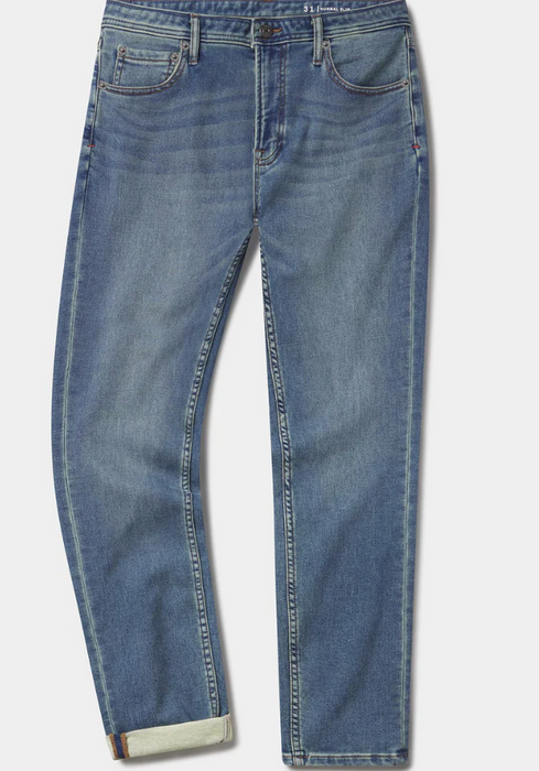 The Normal Brand - Comfort Terry Jean in Dark Wash - F1BCMFTJ
