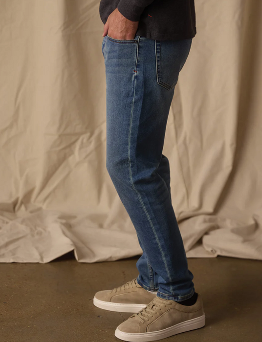 The Normal Brand - Comfort Terry Jean in Dark Wash - F1BCMFTJ
