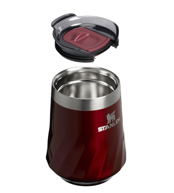 Textured Reserve Wine Tumbler | 11 OZ - Insulated Stainless Steel Wine Cup
