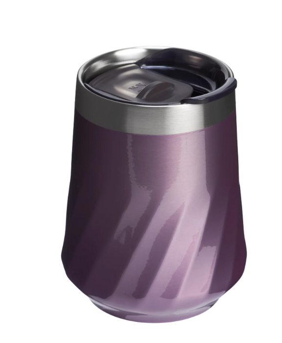 Textured Reserve Wine Tumbler | 11 OZ - Insulated Stainless Steel Wine Cup