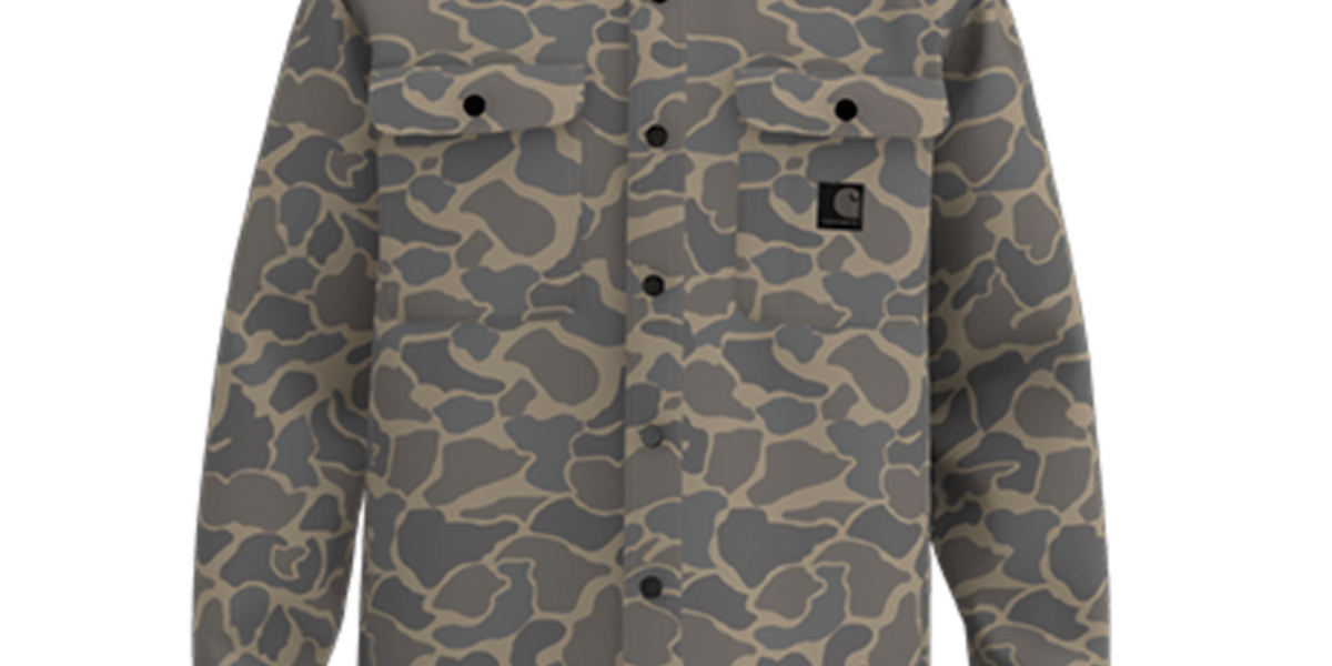 Carhartt 105419 Rugged Flex Canvas Fleece-Lined Shirt Jac - Men's