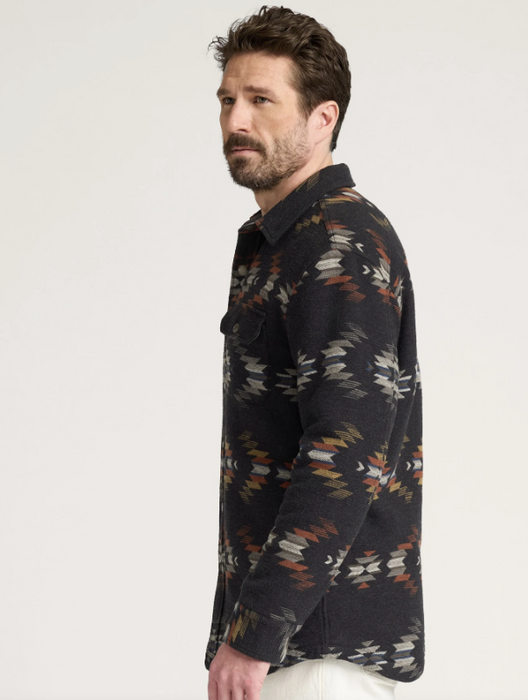 Pendleton Men's Wyeth Falls Cotton Chamois Sherpa-Lined Shirt Jacket 58962Z