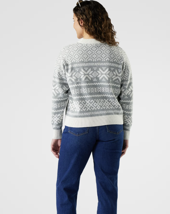 Smartwool Women's Edgewood Heritage Crew Sweater - Lightweight Knit Pullover