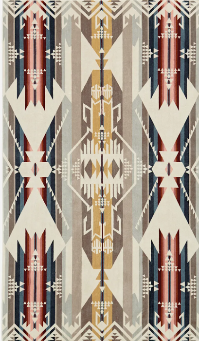 Pendleton Oversized Jacquard Spa Towel - Luxury Cotton Beach & Bath Towel 40x70