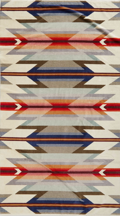 Pendleton Oversized Jacquard Spa Towel - Luxury Cotton Beach & Bath Towel 40x70