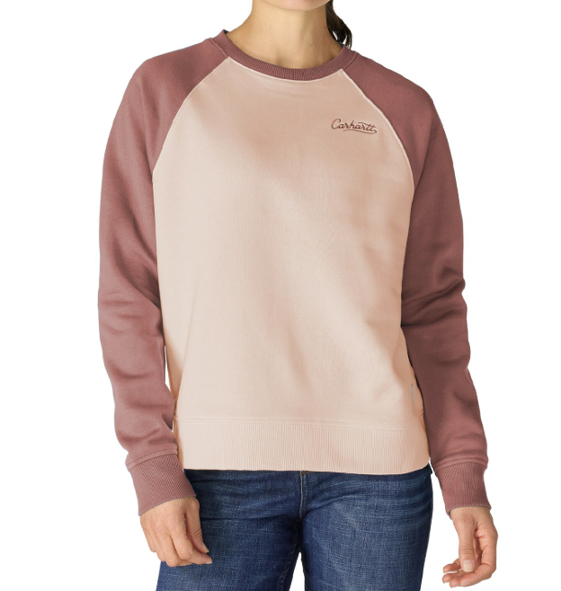 Carhartt Women's Sawyer Crewneck Sweatshirt - Relaxed Fit - 107415