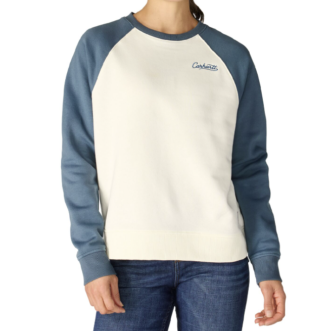 Carhartt Women's Sawyer Crewneck Sweatshirt - Relaxed Fit - 107415
