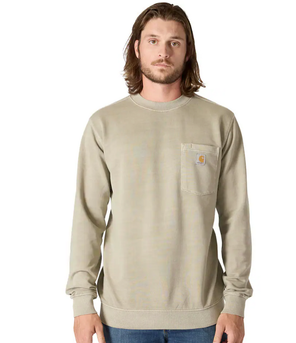 Carhartt Men's Relaxed Fit Garment Dye French Terry Crewneck Sweatshirt 106853 2026 Colors