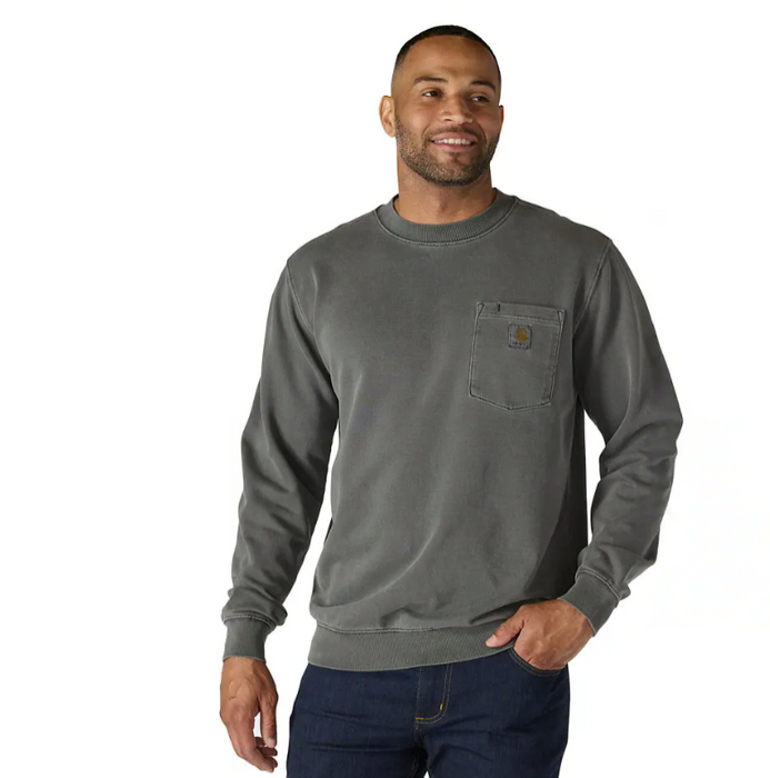 Carhartt Men's Relaxed Fit Garment Dye French Terry Crewneck Sweatshirt 106853 2026 Colors
