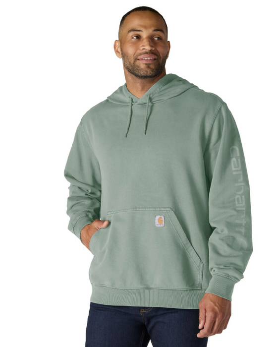 Carhartt Durham Garment Dyed Logo Sweatshirt 2026 Colors  - Men's Midweight Cotton Hoodie - 106253