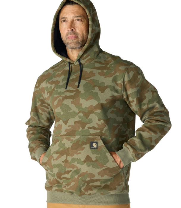 Carhartt Camo Marquette Sweatshirt - Men's Midweight Hooded Pullover - 107301