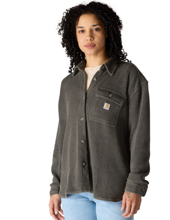 Carhartt Women's Oversized Heavyweight Waffle Knit Shirt - 107134